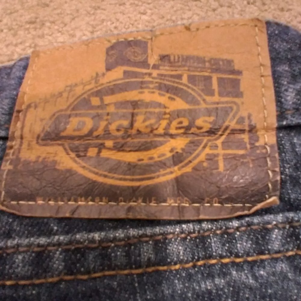 Men’s Dickies Work Wear Jeans Slim 40x30 Blue - Picture 9 of 16